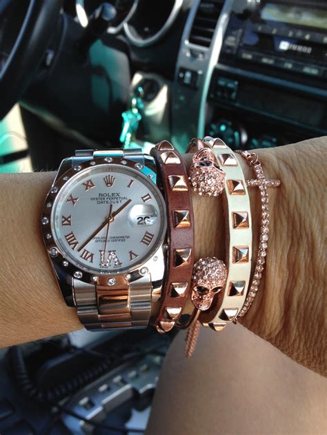 Rolex arm candy! 